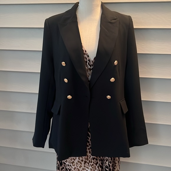 Marled black blazer size M - Picture 9 of 14
